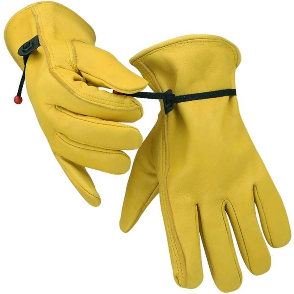 Leather cowboy gloves, detail view 2